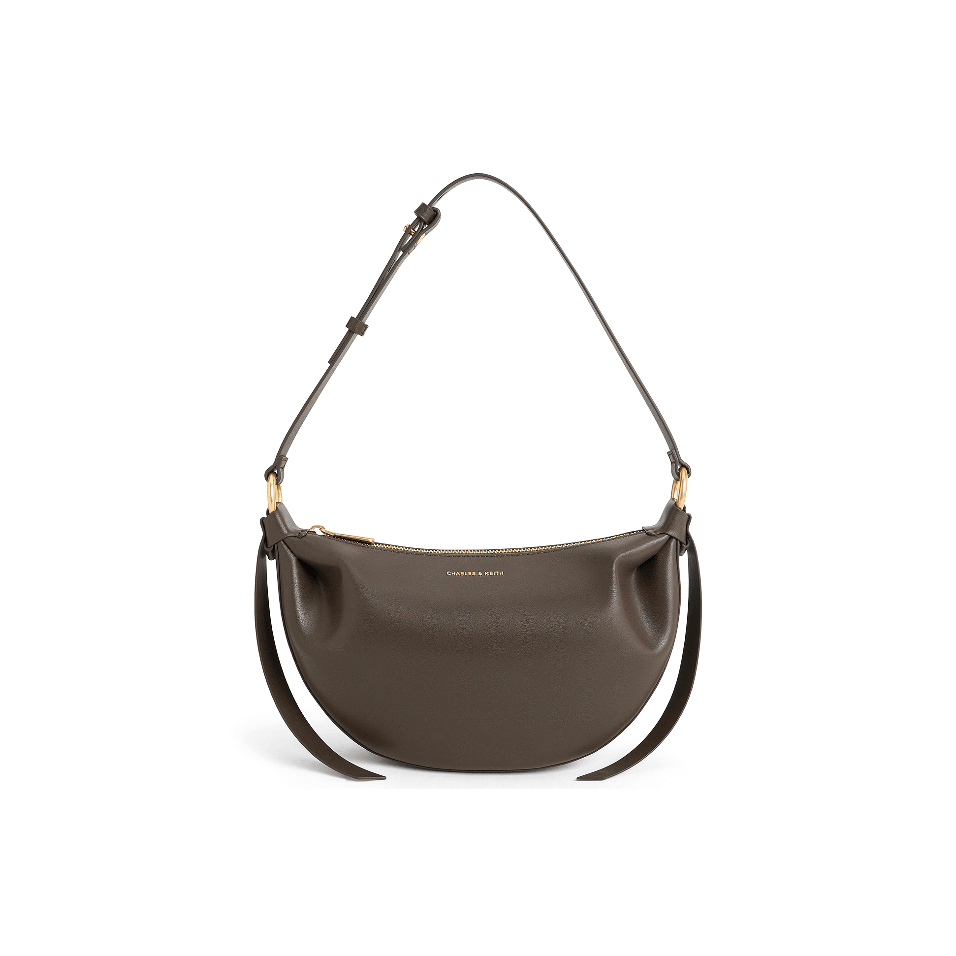 Сумка женская Charles&Keith Noir Oat Dark Moss - Boxette Shop